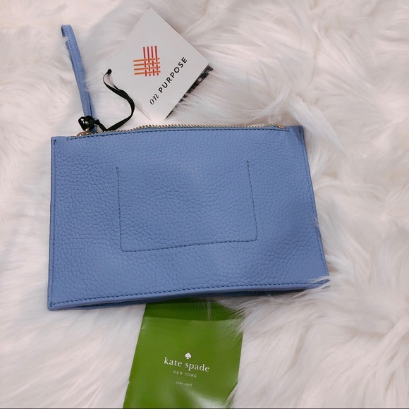 Kate Spade On Purpose Sun Mini Leather Wristlet - Picture 5 of 7